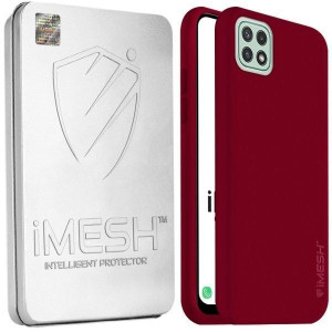 Etui Do Samsung Galaxy A22 5g Imesh Silk +szkło 9h