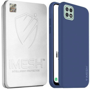 Etui Do Samsung Galaxy A22 5g Imesh Silk +szkło 9h