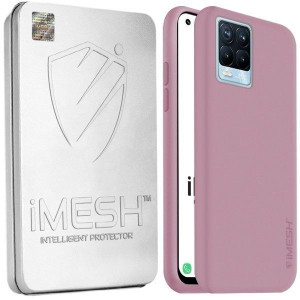 Etui Do Realme 8 Pokrowiec Case Imesh Silk + Szkło