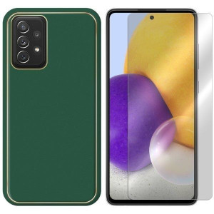 Etui Do Samsung Galaxy A72 5g Ecoleather + Szkło