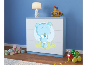 Komoda z nadrukiem, grafiką, obrazkiem Kolekcja Fernando - Blue bear