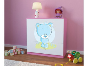 Komoda z nadrukiem, grafiką, obrazkiem Kolekcja Fernando - Blue bear