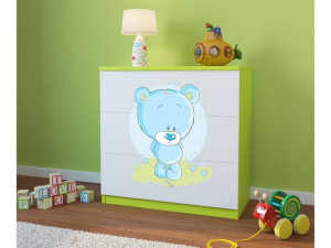 Komoda z nadrukiem, grafiką, obrazkiem Kolekcja Fernando - Blue bear
