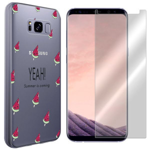 Etui Do Samsung Galaxy S8 Sm-g950 Arbuz + Szkło 9h