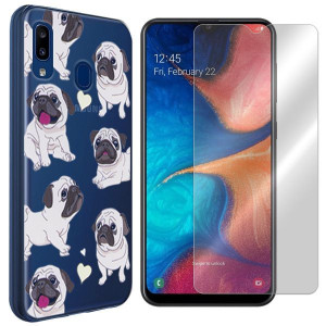 Etui Do Samsung Galaxy A30 Sm-a305 Pies + Szkło 9h
