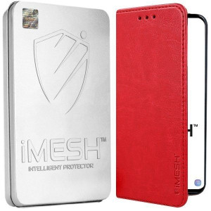 Etui Do Redmi Note 10 Pro Max Imesh Leather +szkło