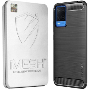 Etui Do Oppo A54 4g Pokrowiec Obudowa Imesh Carbon