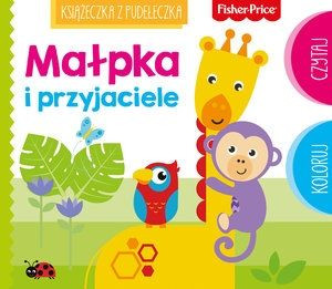 Fisher Price Książeczka z pudełeczka. Małpka i przyjaciele