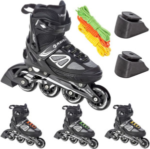 Pro Set Rolki Regulowane RAVEN Advance Black 35-39 Kauczuk