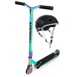 Hulajnoga RAVEN Torden Neochrome 110mm + kask