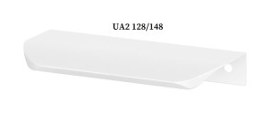 Uchwyt Meblowy Krawędziowy Biały 128/148 Ua2