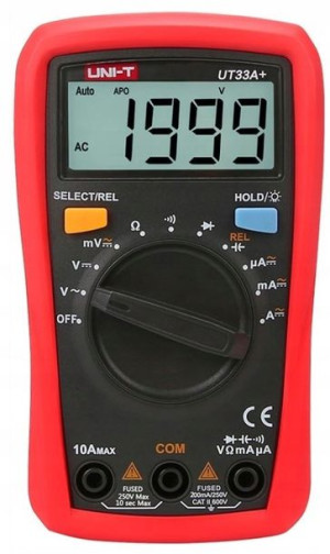 Miernik uniwersalny automat UNI-T UT33A+ UT-33A+ unit