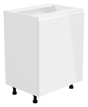 Szafka kuchenna dolna 60cm ASPEN D60-P/L PRAWA biała OD RĘKI!