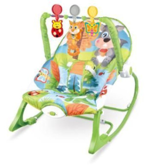 Leżaczek, bujaczek dla niemowlaka- wiewiórka