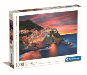 Puzzle 1000 HQ manarola, clementoni