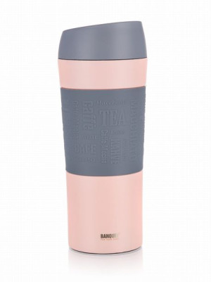 Kubek termiczny MATTY 400 ml, różowy