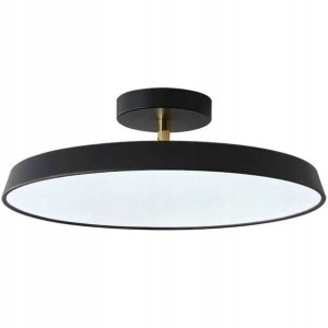 Lampa Sufitowa Nowoczesna Czarna Złota Black 50 cm