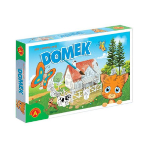 Malowanka 3D Alexander - Domek do malowania z kotkiem