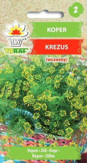 Koper ogrodowy Krezus wczesny - nasiona 1 g - Toraf