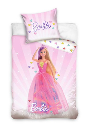 Pościel dziecięca 160x200 70x80 Lalka Barbie