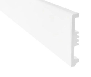 Listwa przypodłogowa biała Avia ST810, 8 cm