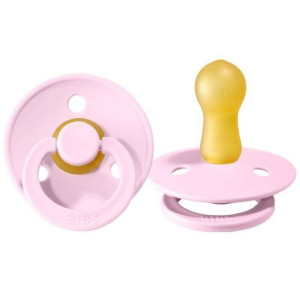 BIBS BABY PINK S Smoczek Uspokajający Kauczuk Hevea