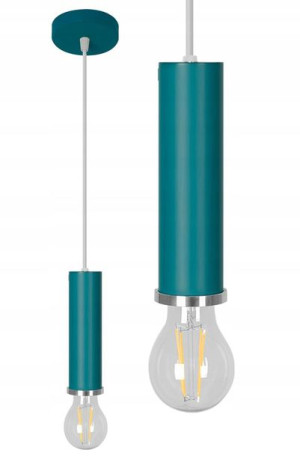 Lampa Sufitowa Wisząca Pojedyńcza Osti A Niebieska