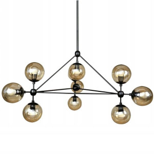 Sufitowa Lampa Wisząca Industrial Loft 10xe27 60w
