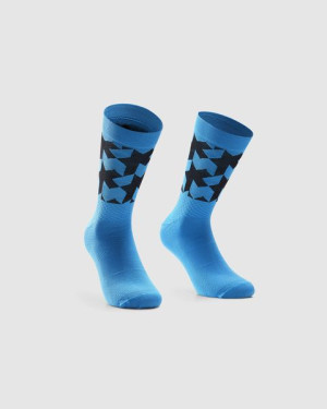 ASSOS Skarpetki rowerowe MONOGRAM SOCKS EVO cyber blue