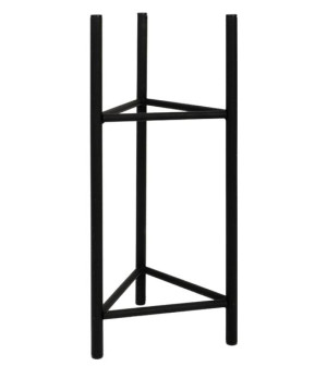Stojak na donice Belfort M Black 18x50 cm