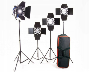 Filmowy Zestaw Oświetleniowy Cinemamax 3x800w+650w
