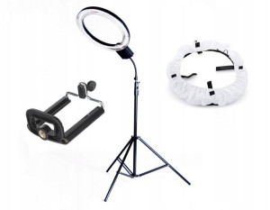 Lampa do makijażu 65W Statyw Uchwyt do telefonu