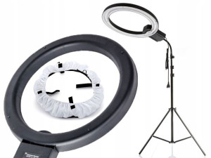 LAMPA PIERŚCIENIOWA DO MAKIJAŻU 65W Statyw Dyfuzor