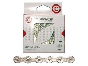 Łańcuch rowerowy CLARKS C9AR, 9-rzędowy, 116 ogniw, 1/2"x11/128", Spinka, A