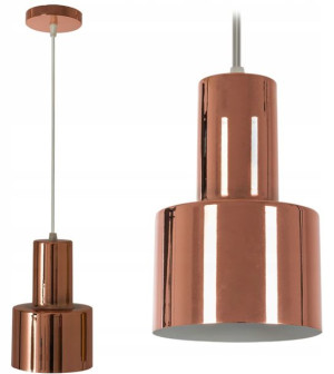 Lampa Sufitowa Nowoczesna Metalowa Rose Gold Xl