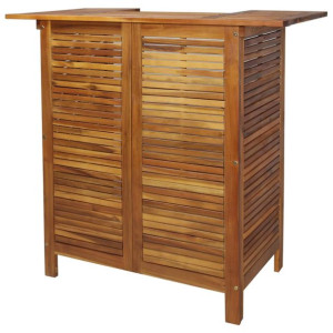 Stolik barowy, 110 x 50 x 105 cm, lite drewno akac