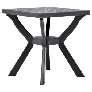 Stolik bistro, antracytowy, 70x70x72 cm, plastikow