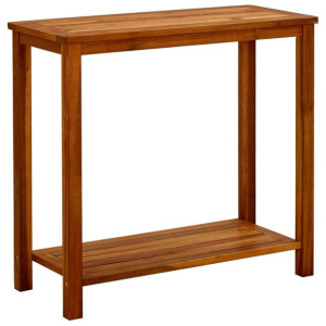 Ogrodowy stolik konsolowy, 80x35x75 cm, lite drewn
