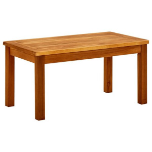 Ogrodowy stolik kawowy, 70x40x36 cm, lite drewno a