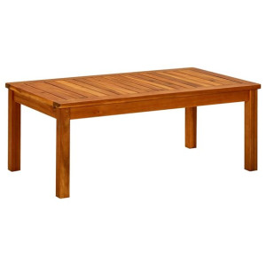 Ogrodowy stolik kawowy, 90x50x36 cm, lite drewno a