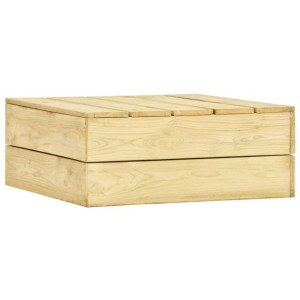 Stolik ogrodowy, 75x75x31 cm, impregnowane drewno