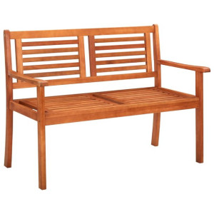 Dwuosobowa ławka ogrodowa, 120 cm, lite drewno euk
