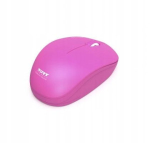 Mysz PORT DESIGNS optyczna Wireless FUCHSIA różowa
