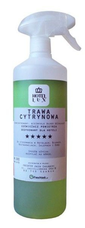 FRESHTEK Hotellux TRAWA CYTRYNOWA odświeżacz powietrza