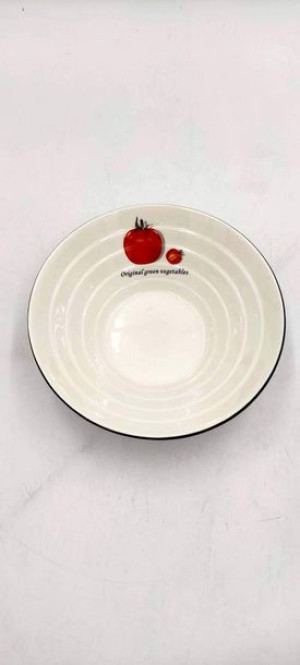 Salaterka Toskania z porcelany New Bone fi17,5 cm wz.1 TOMATO