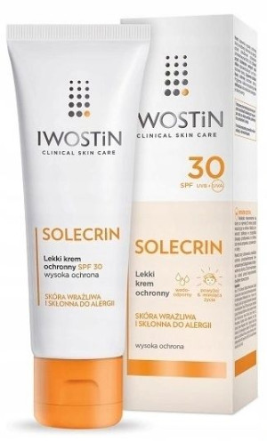 Iwostin Solecrin Krem Ochronny Spf30 Uva Uvb Max