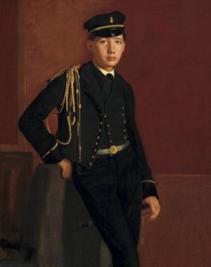 Achille De Gas in the Uniform of a Cadet, Edgar De