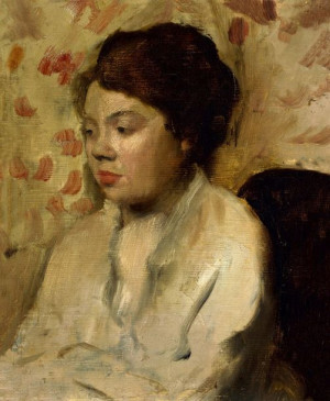 Portrait of a Young Woman, Edgar Degas - plakat 21