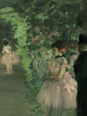 Dancers Backstage, Edgar Degas - plakat 70x100 cm