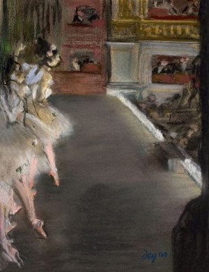 Dancers at the Old Opera House, Edgar Degas - plak